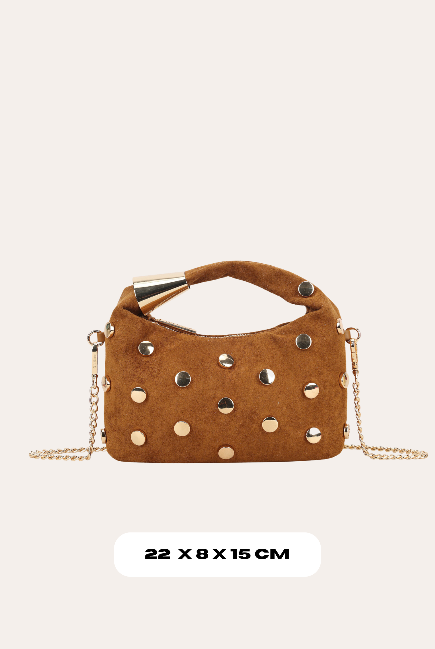 Studded Bag - Camel