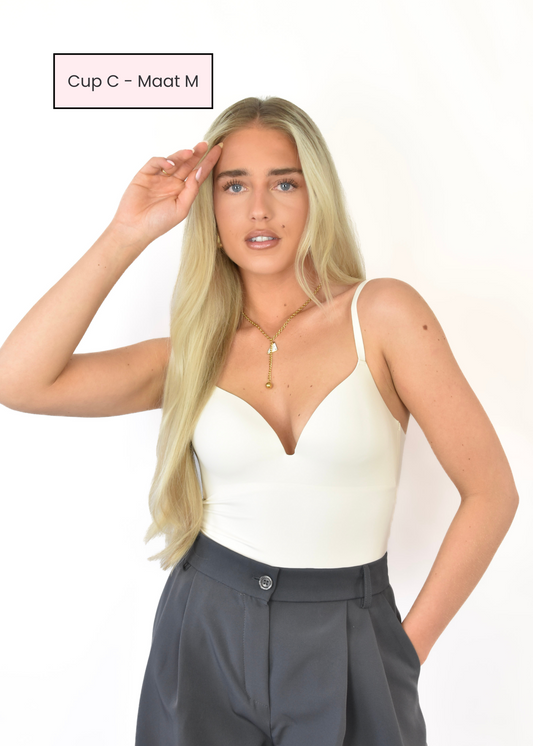 V-neck Body - Off White