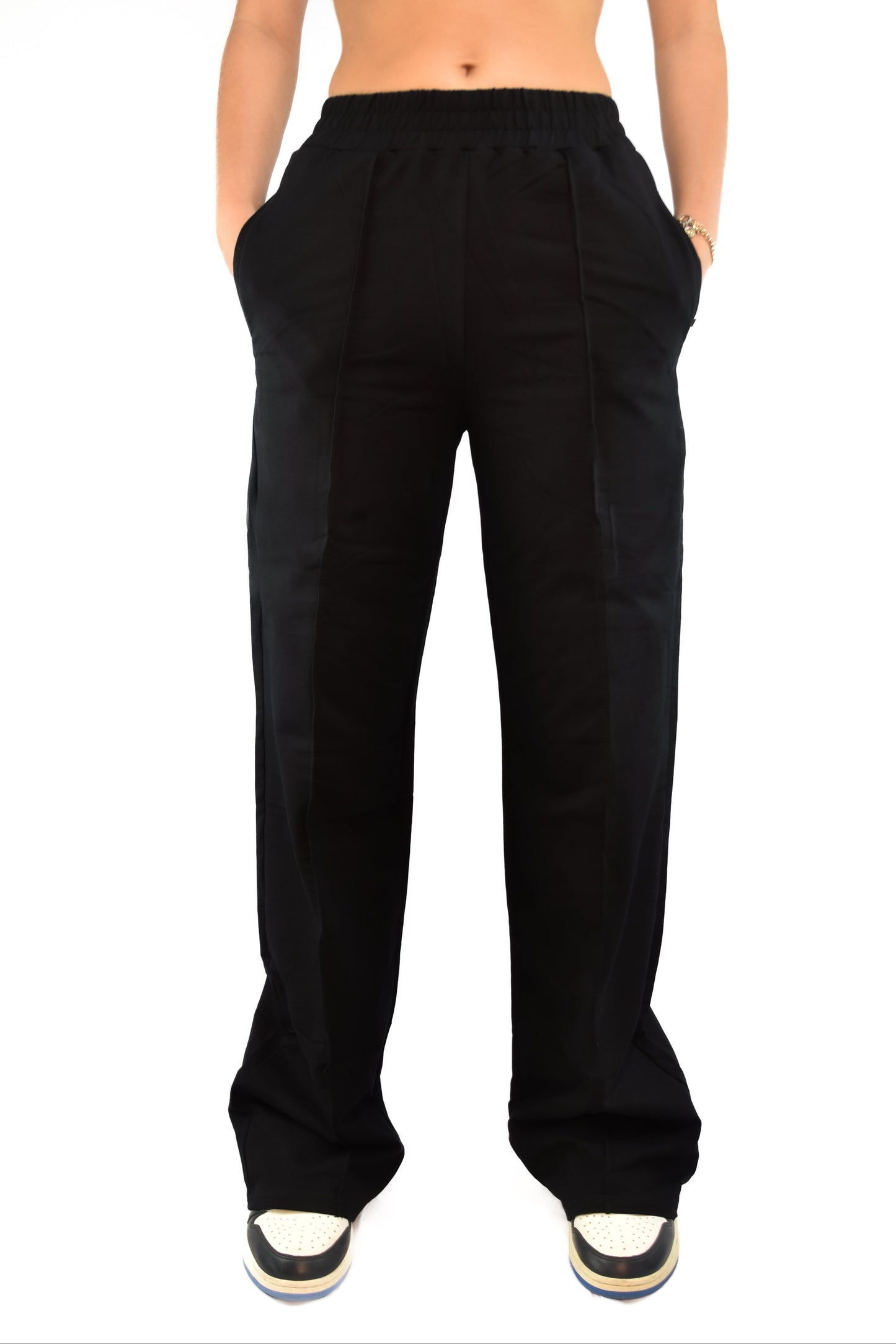 Straight Jogging Pants - Black