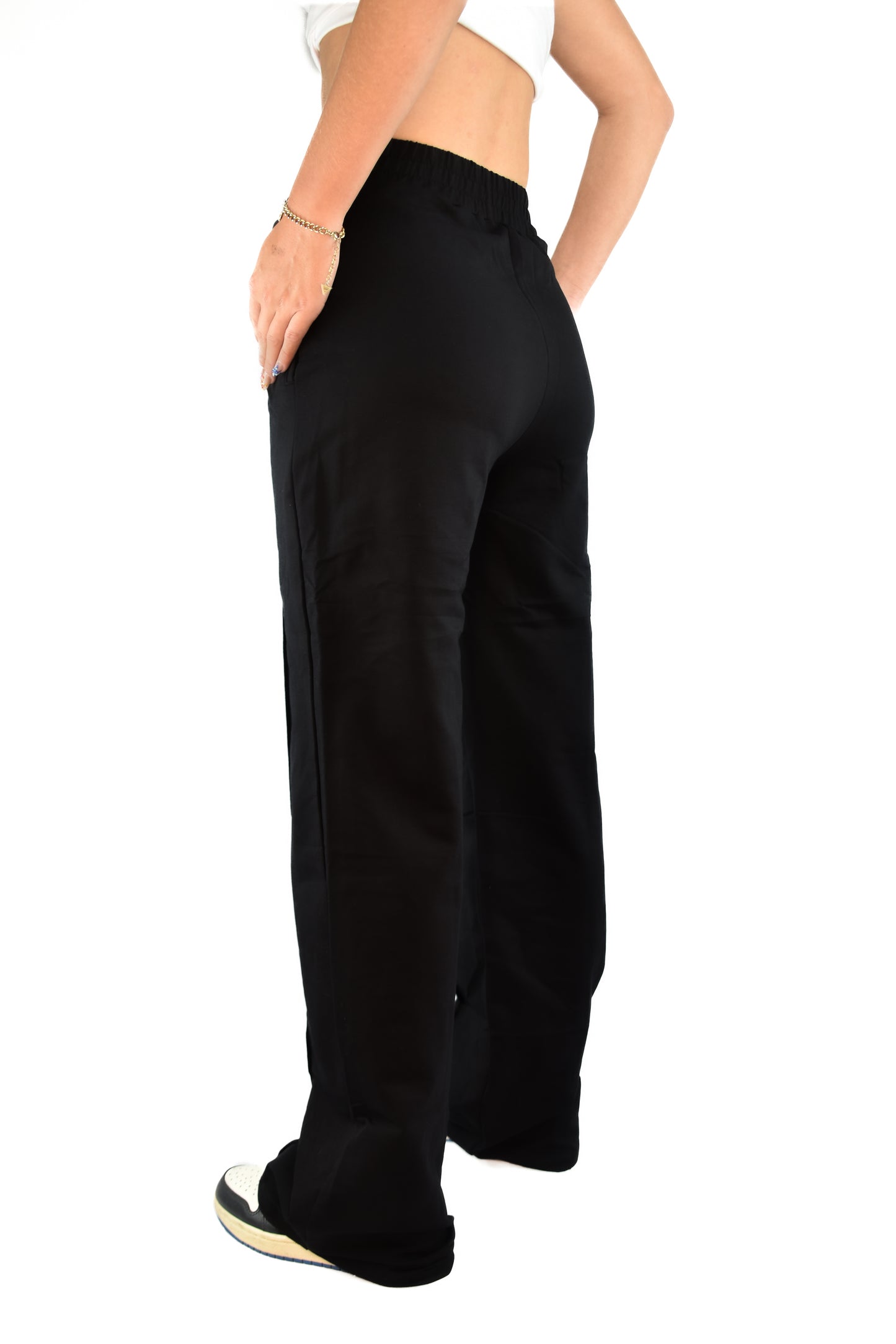 Straight Jogging Pants - Black