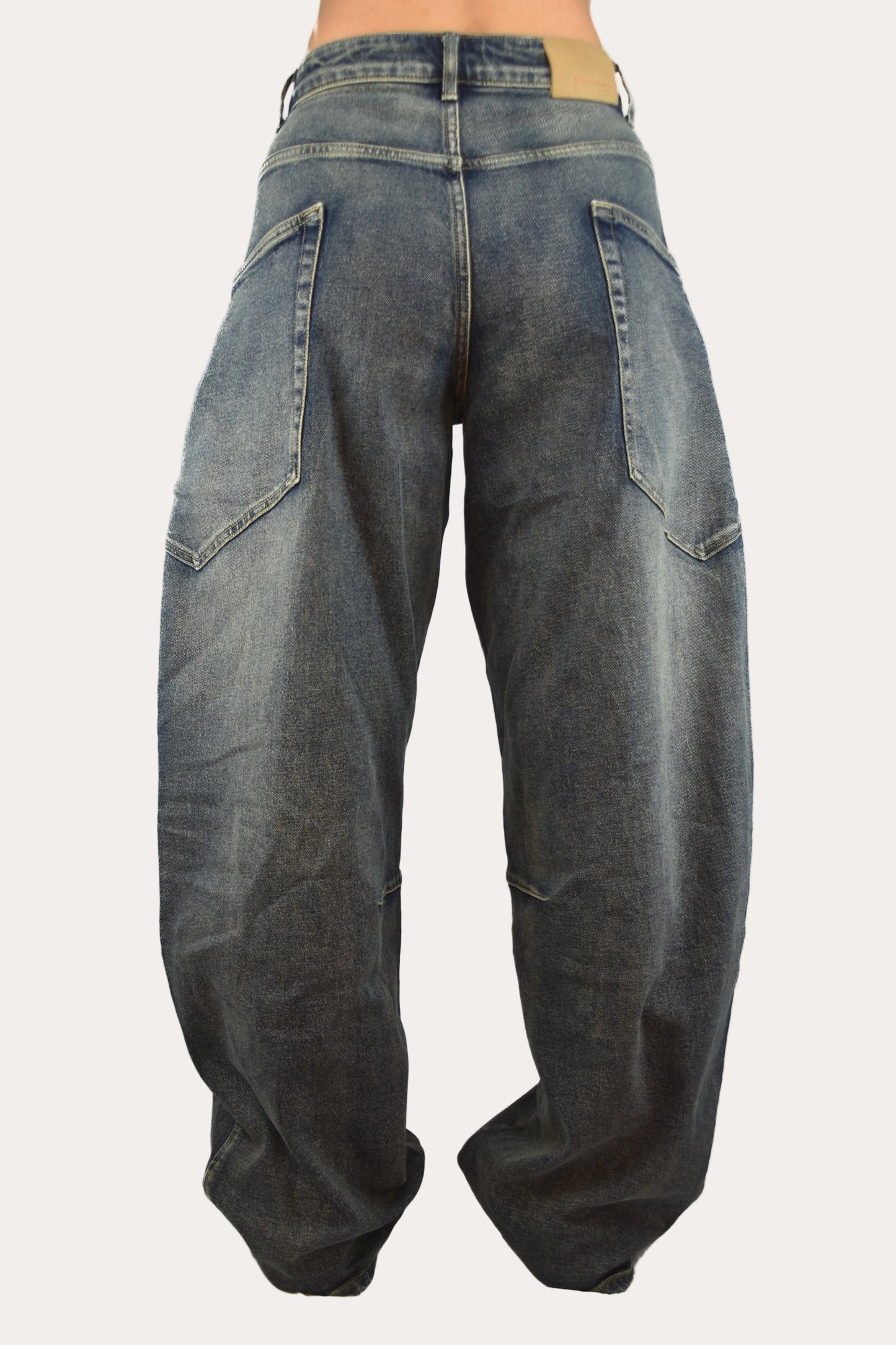 Sage Balloon Jeans