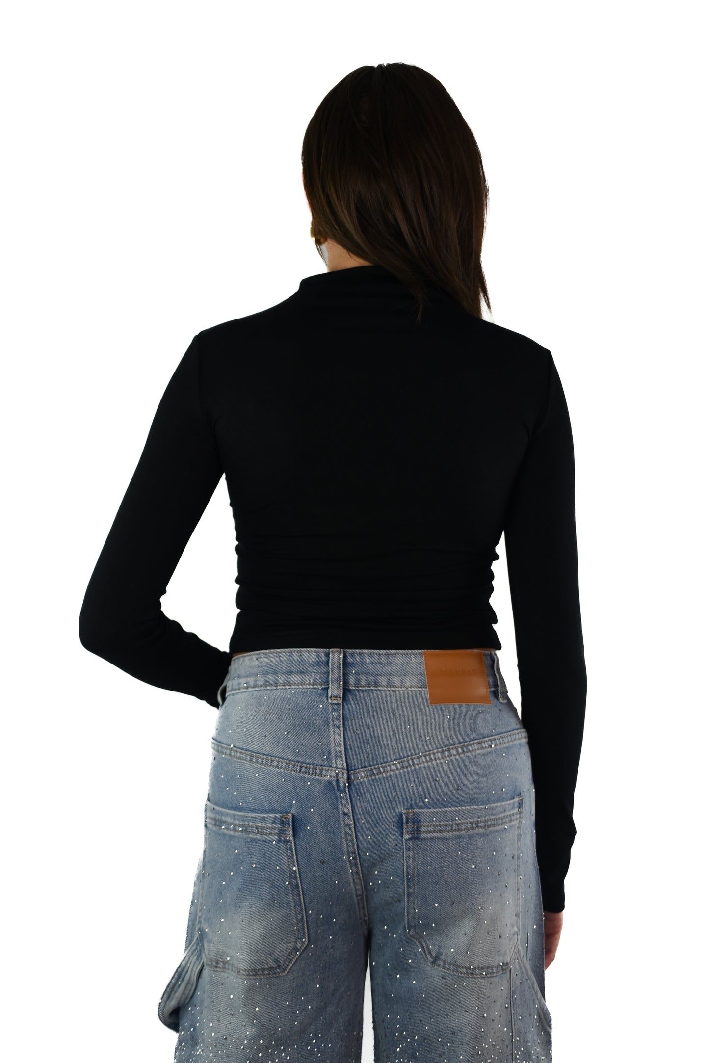 Long Sleeve Lounge Top - Black