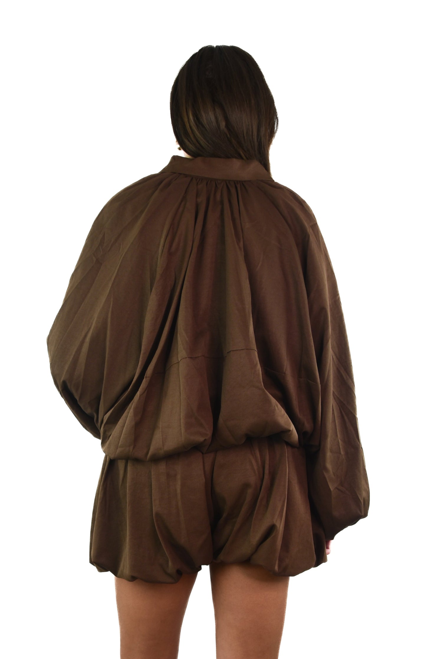 Paris Balloon Jacket - Brown