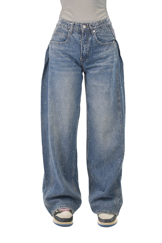 Drape Glitter Jeans