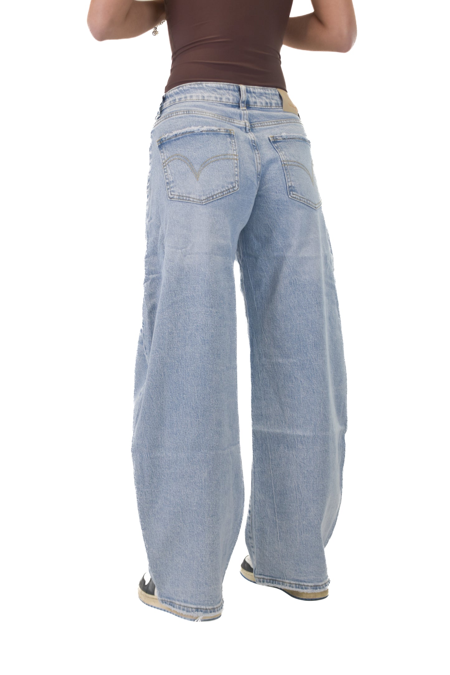 Low Waist Balloon Jeans