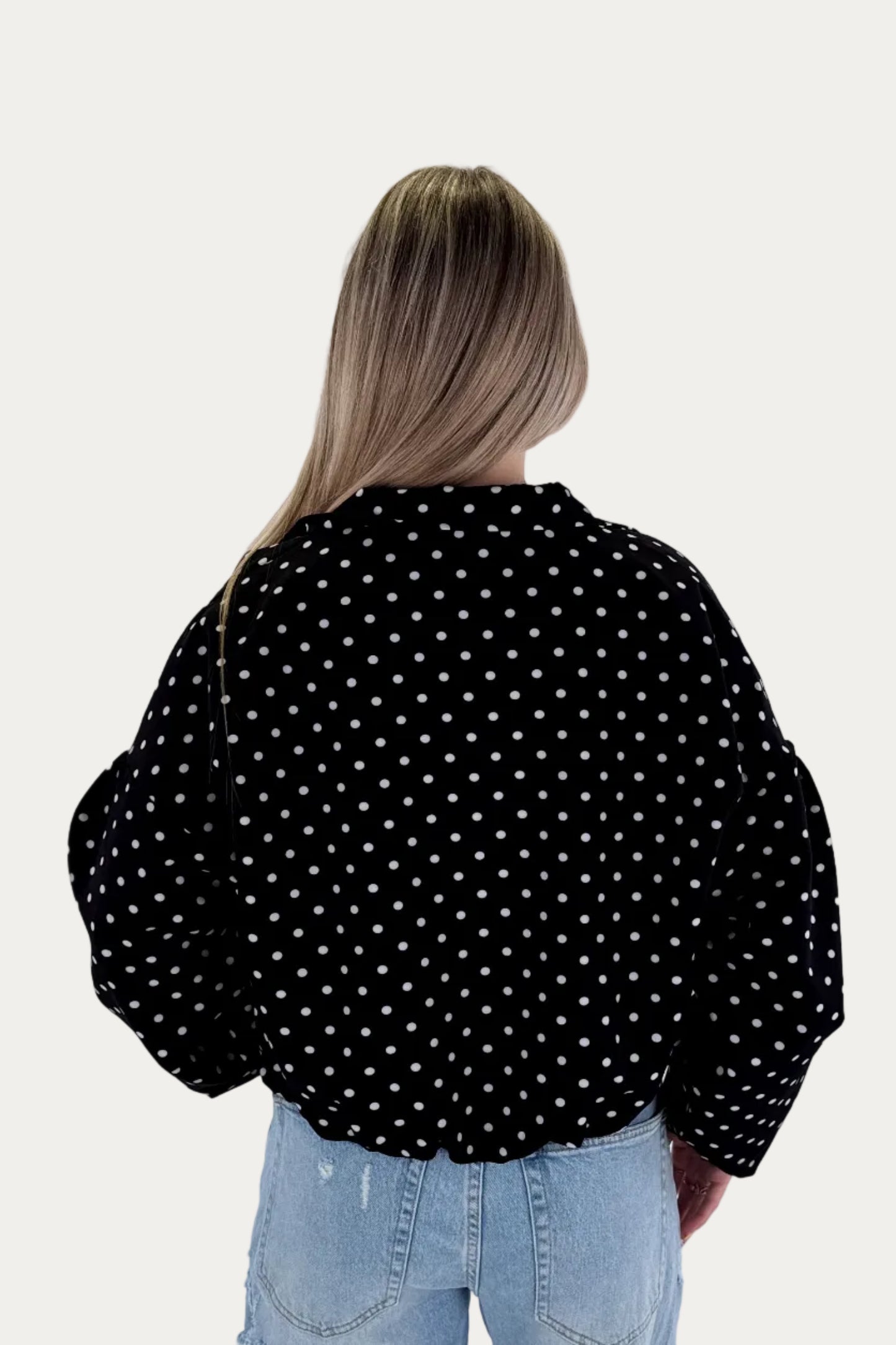 Polka Jacket - Black