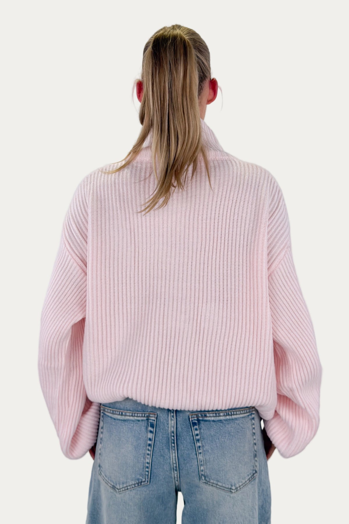 Zip Sweater - Pink