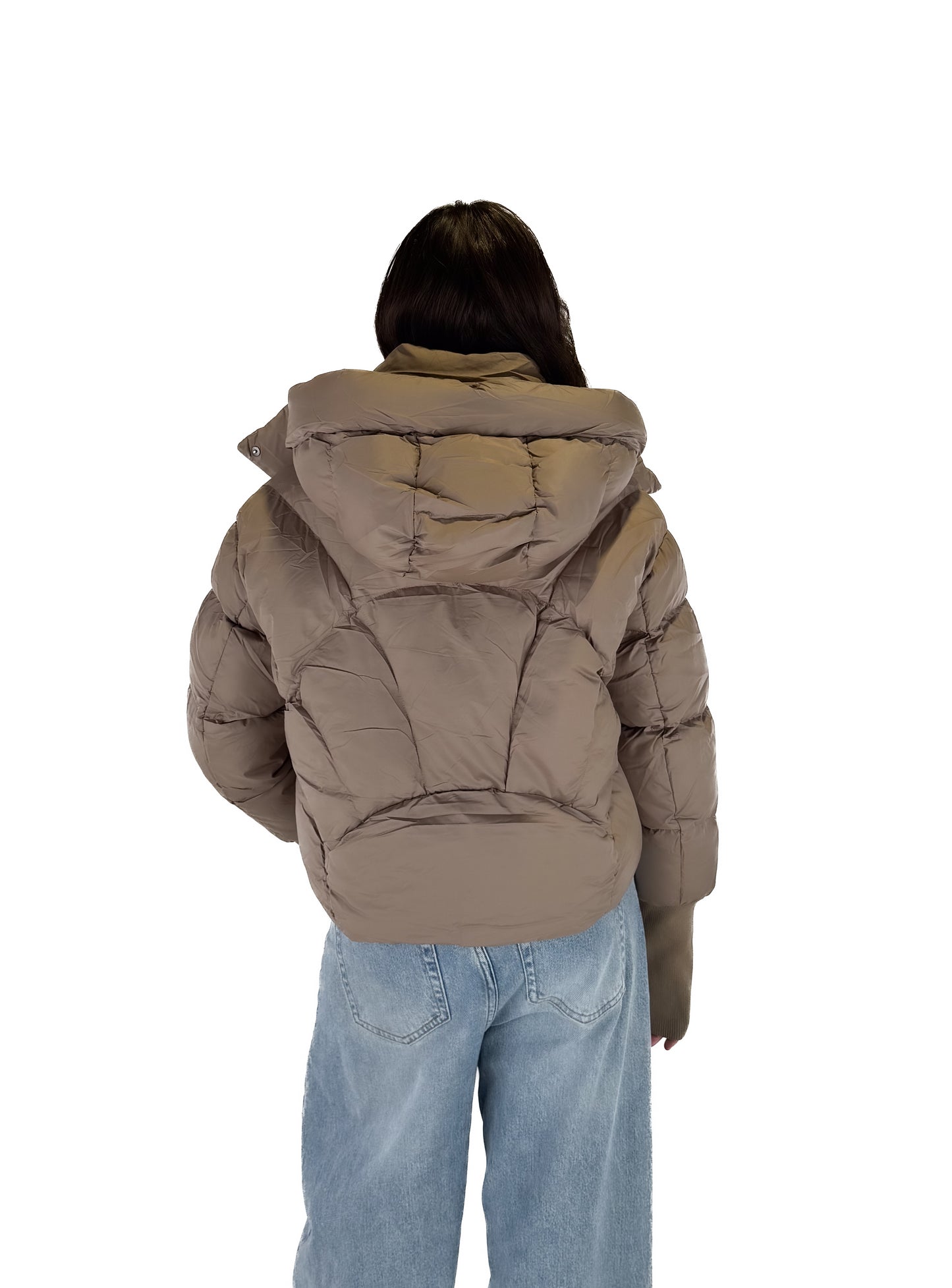 Cozy Puffer Jacket - Camel