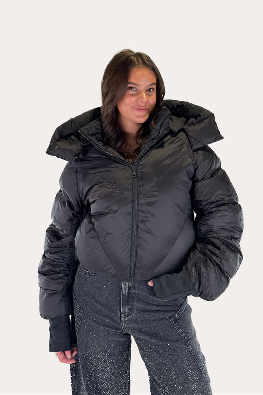 Cloud Puffer Jacket - Black