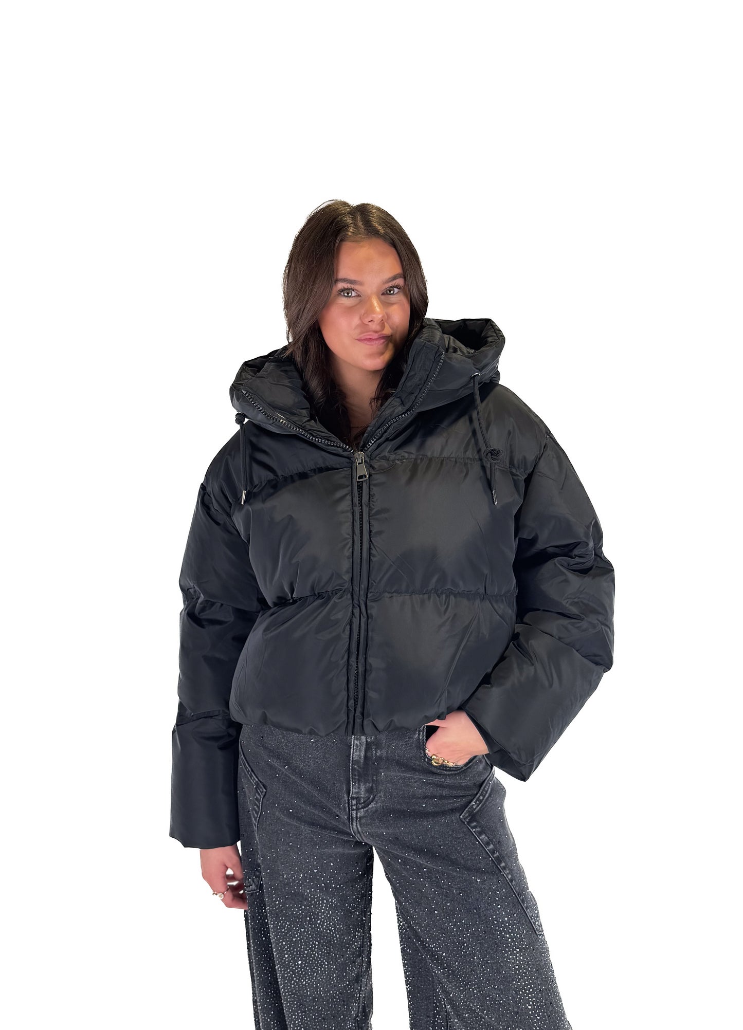 Winter Puffer Jacket - Black