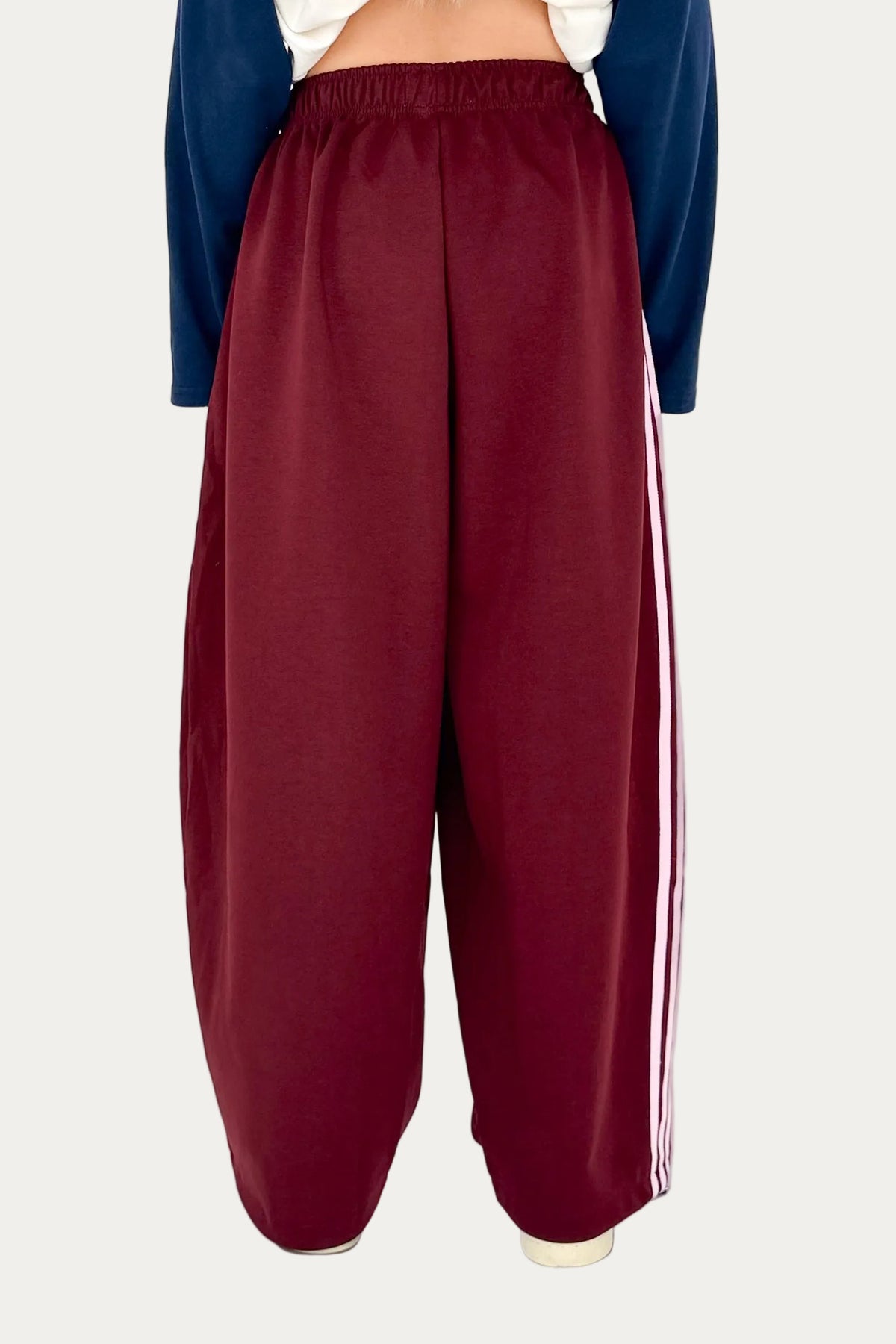 Striped Jogger - Bordeaux