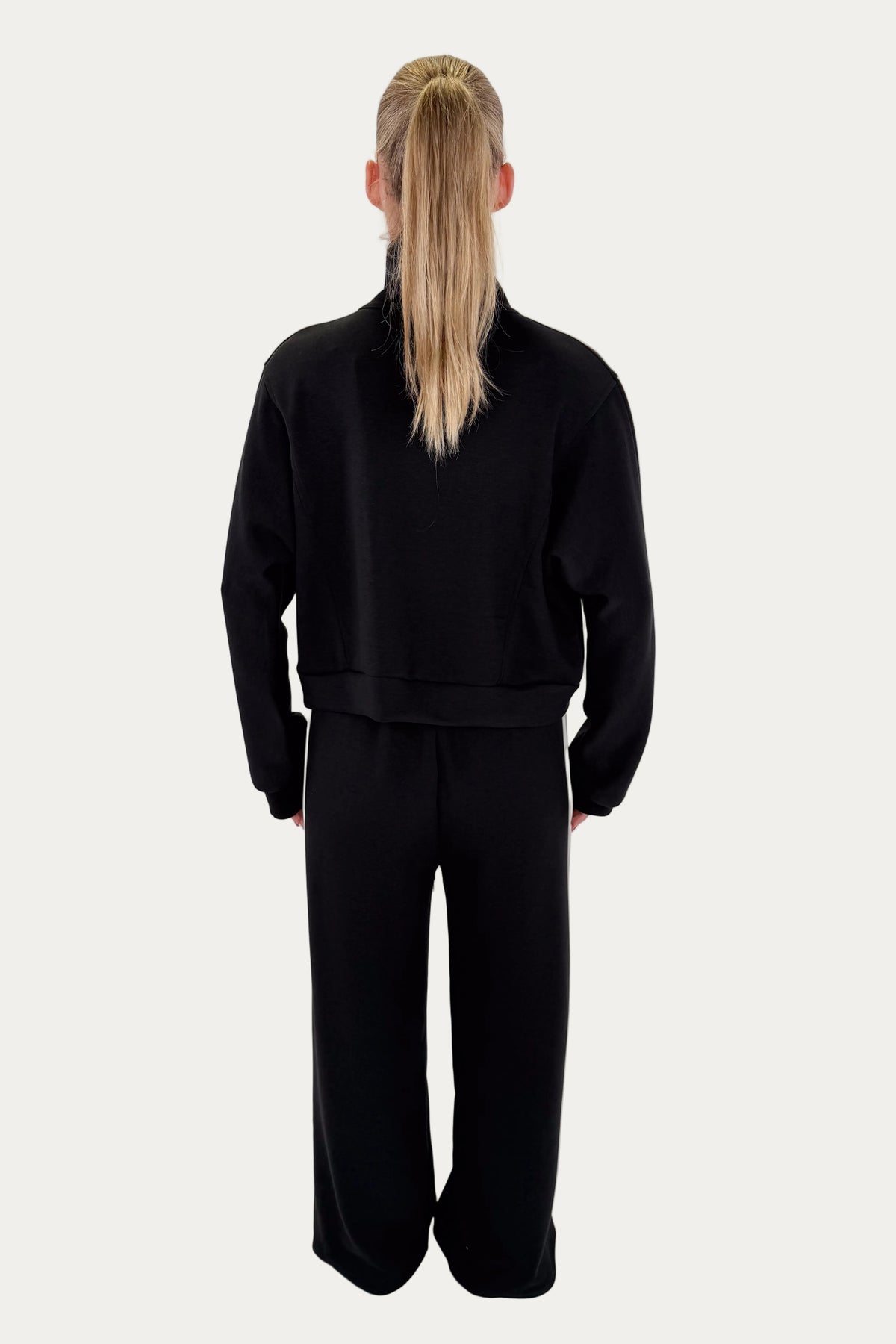 Striped Tracksuit - Black