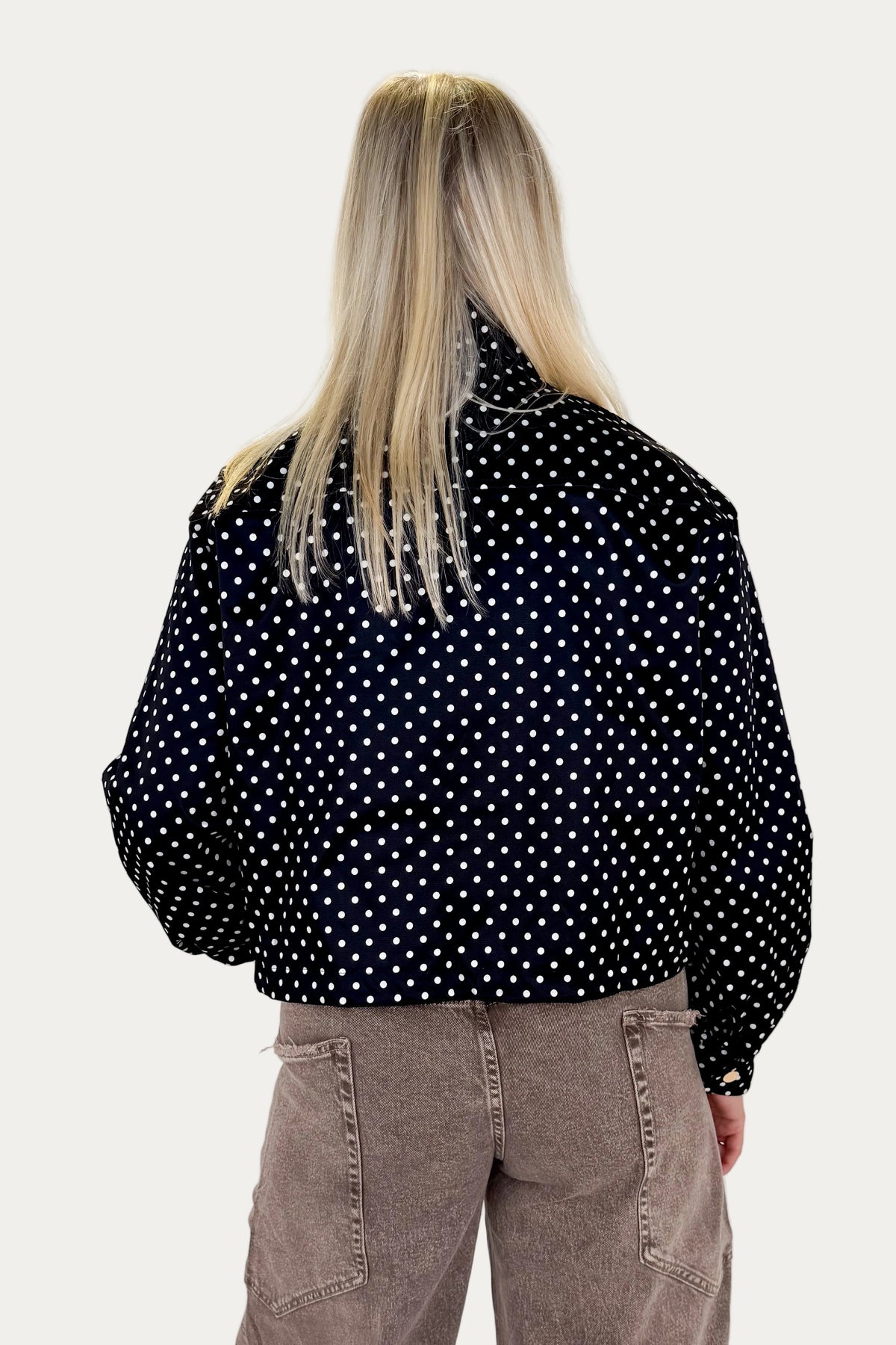 Bold Polka Jacket - Black
