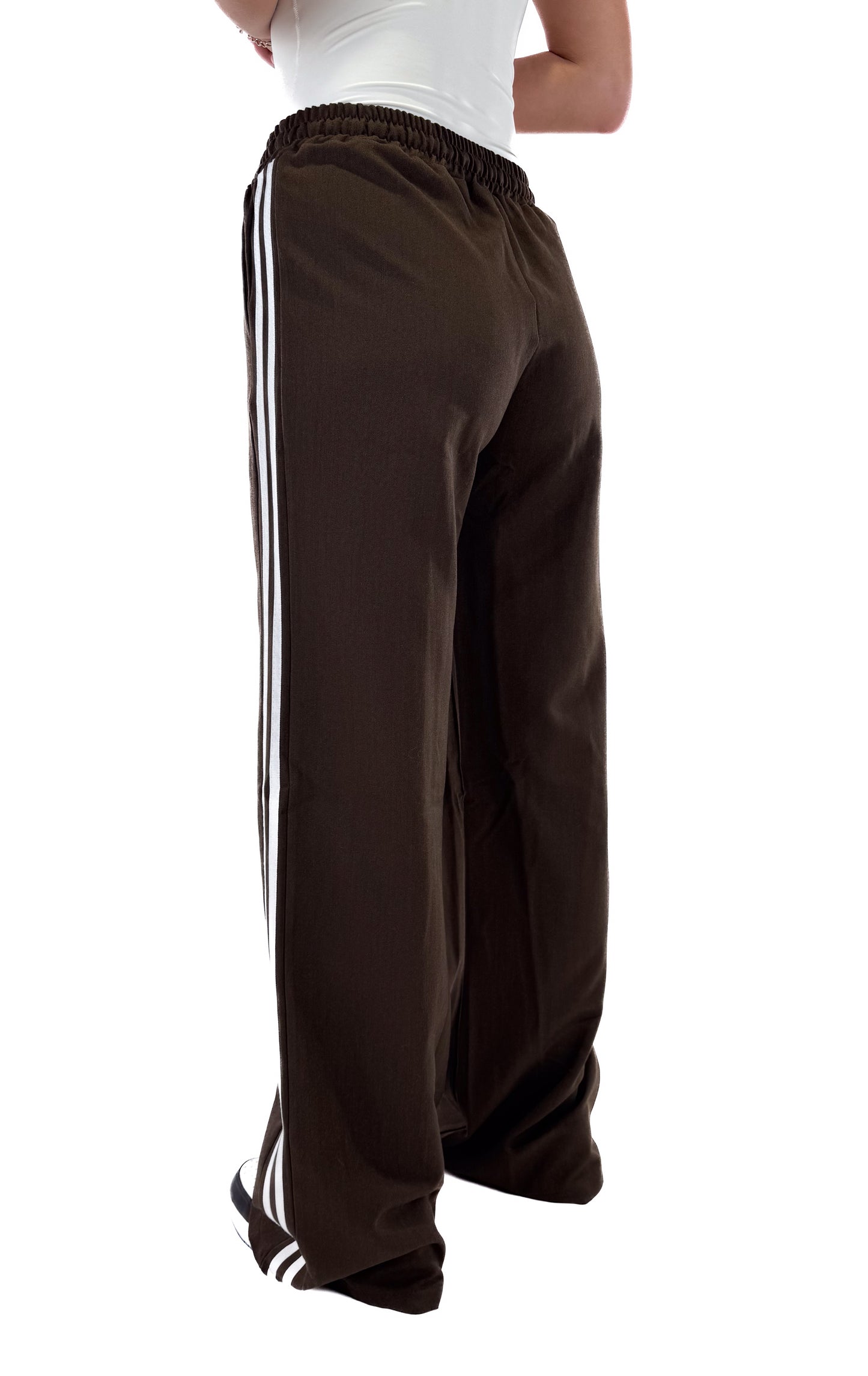 Striped Pants - Brown