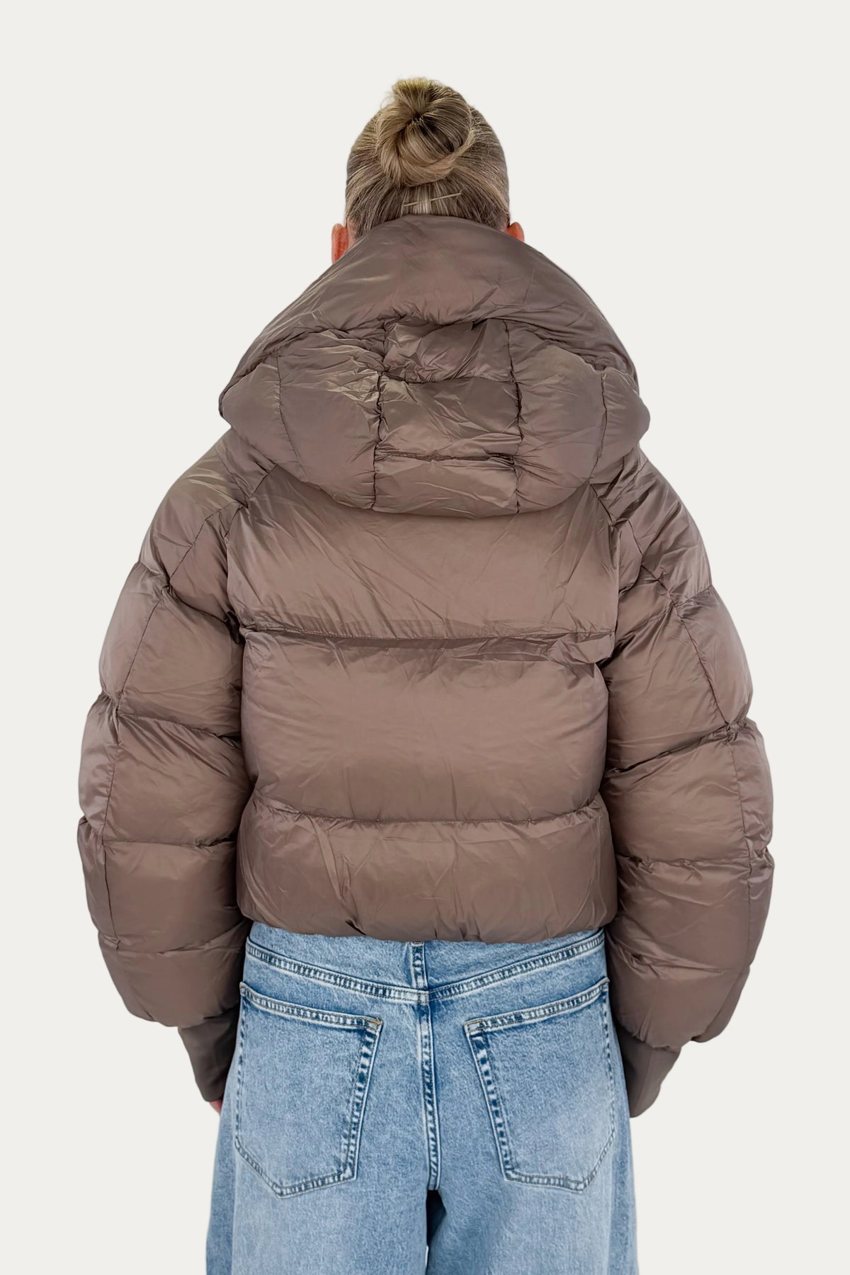 Cloud Puffer Jacket -Taupe