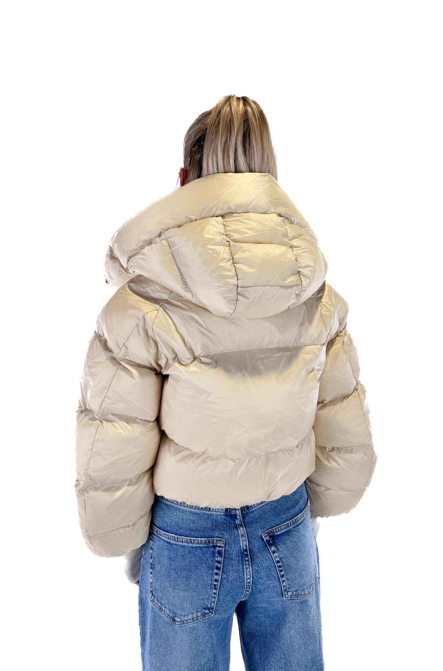 Cloud Puffer Jacket - Creme