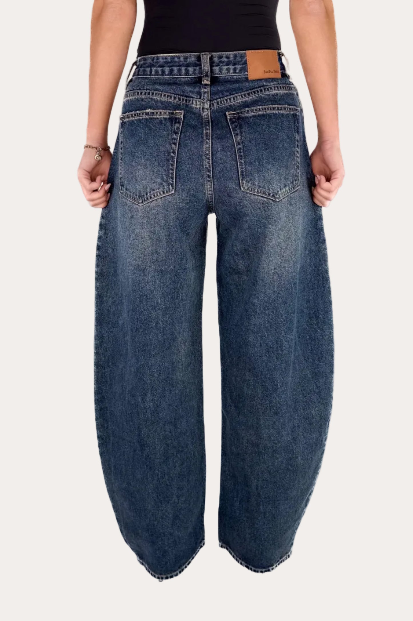 Balloon Jeans - Dark Blue