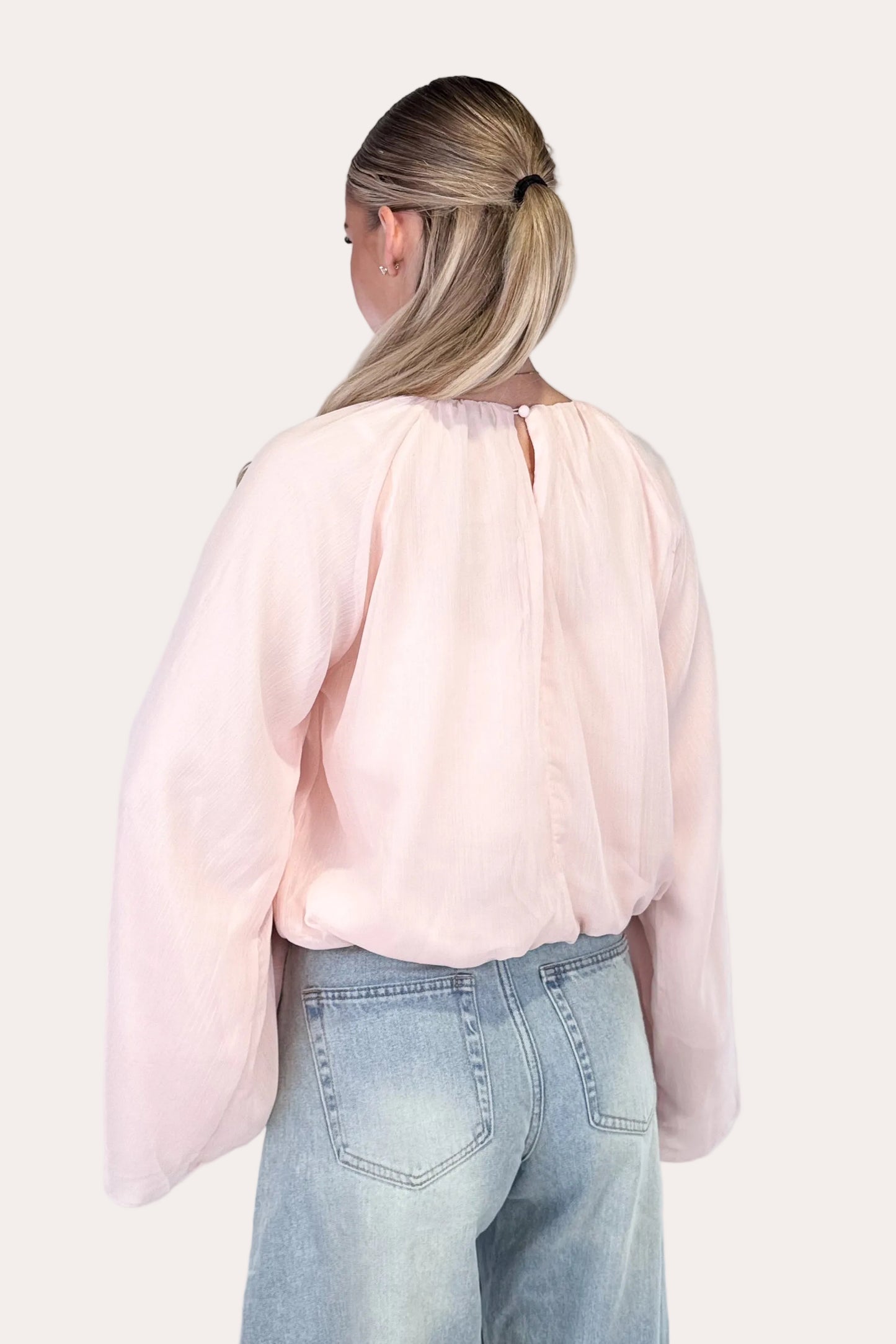 Flowy Longsleeve - Baby Pink