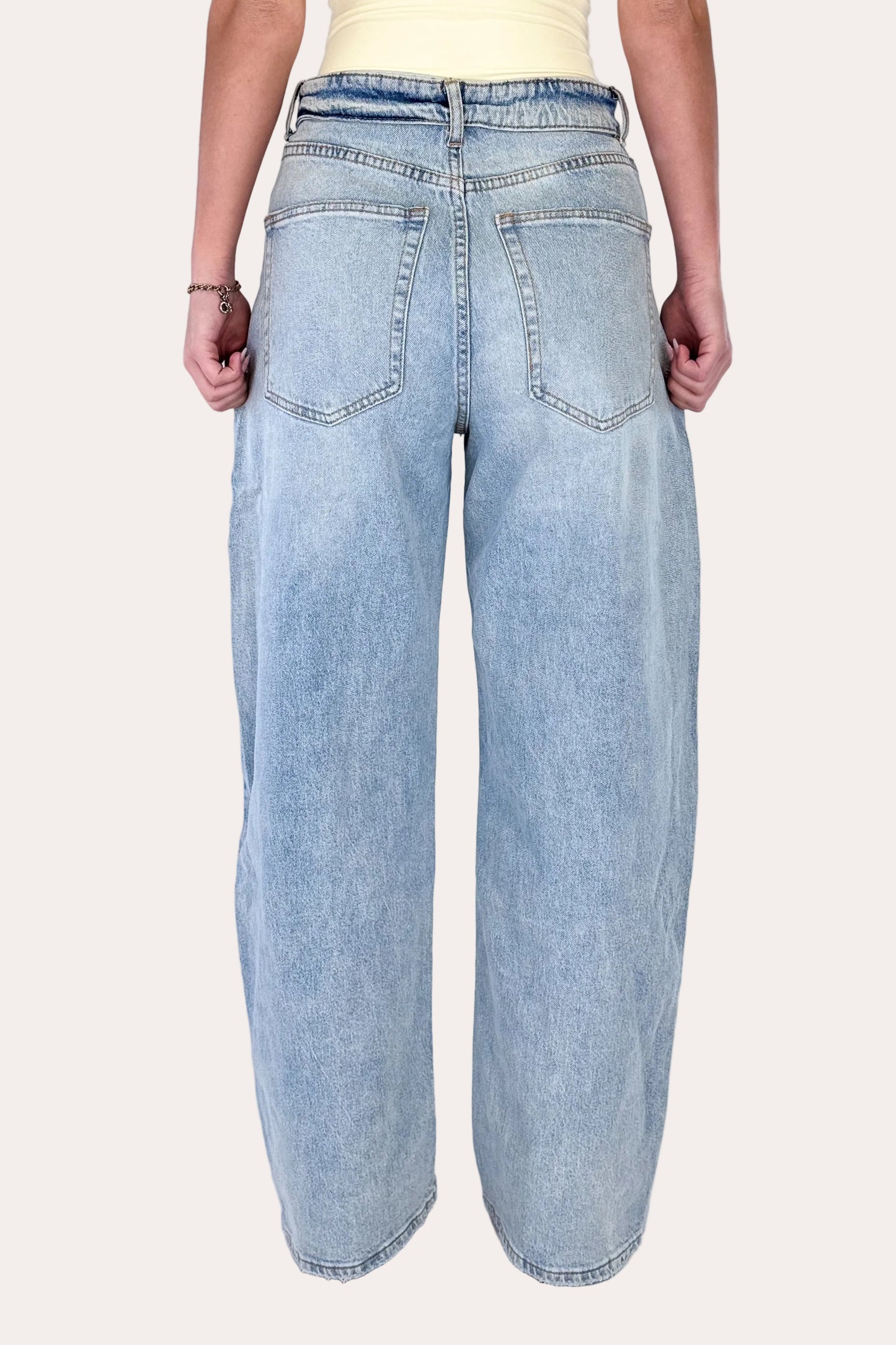 Folded Balloon Jeans