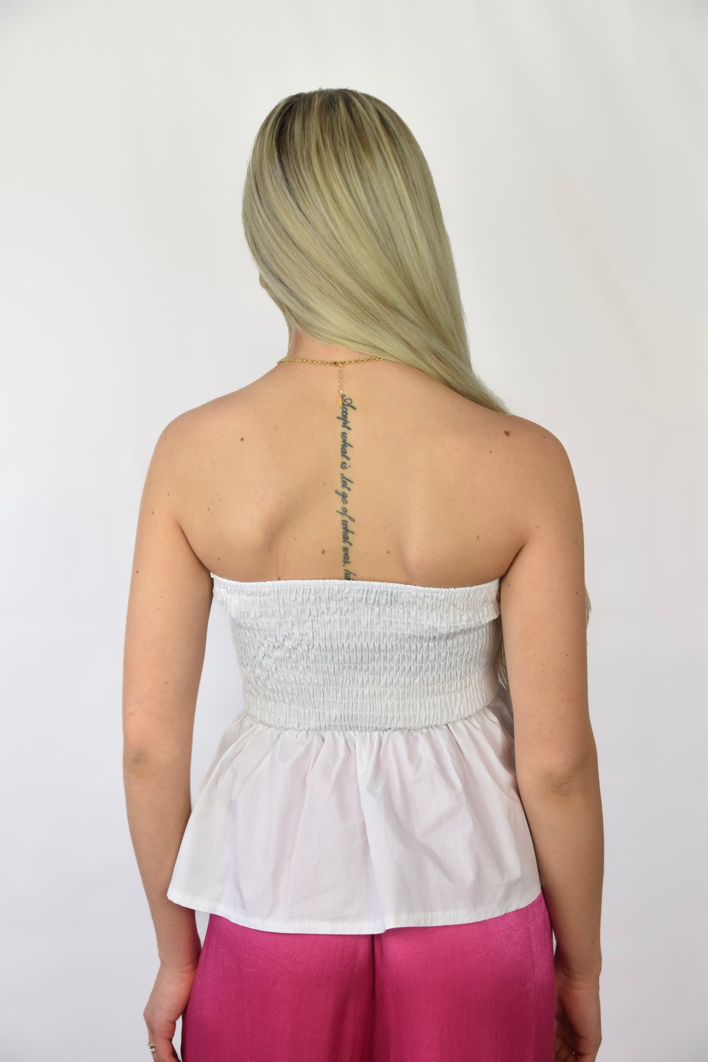 'Jane' Top white - top van Pretty in Pink.