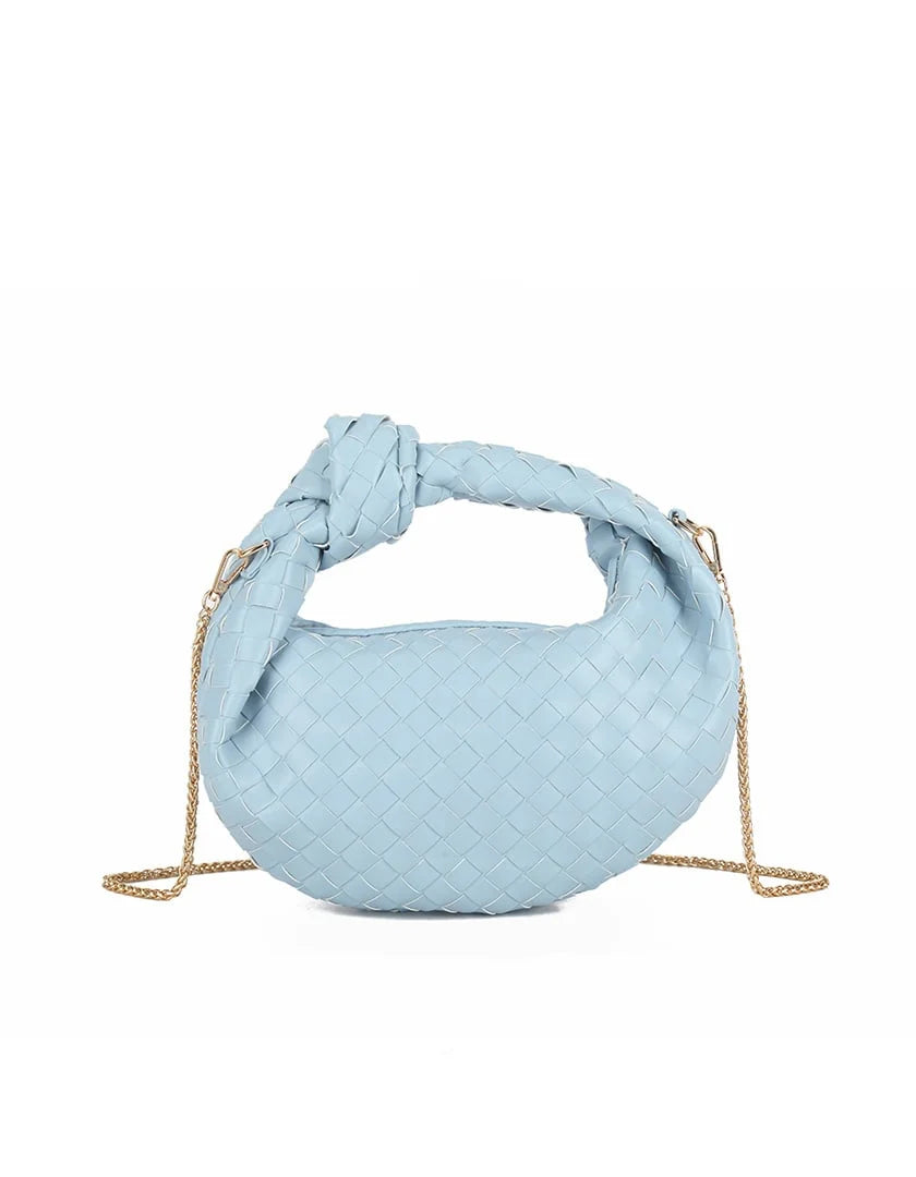 Knotted Bag - Blue