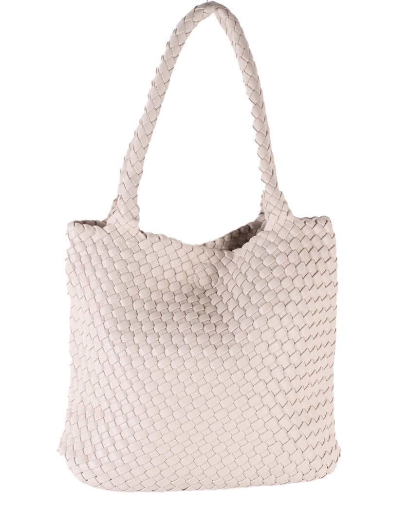 Woven Bag Large - Beige