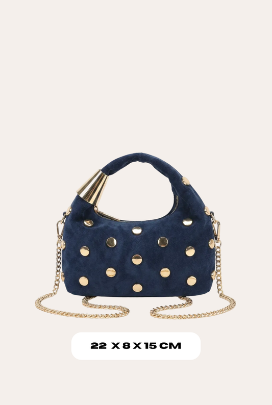 Studded Bag - Blue