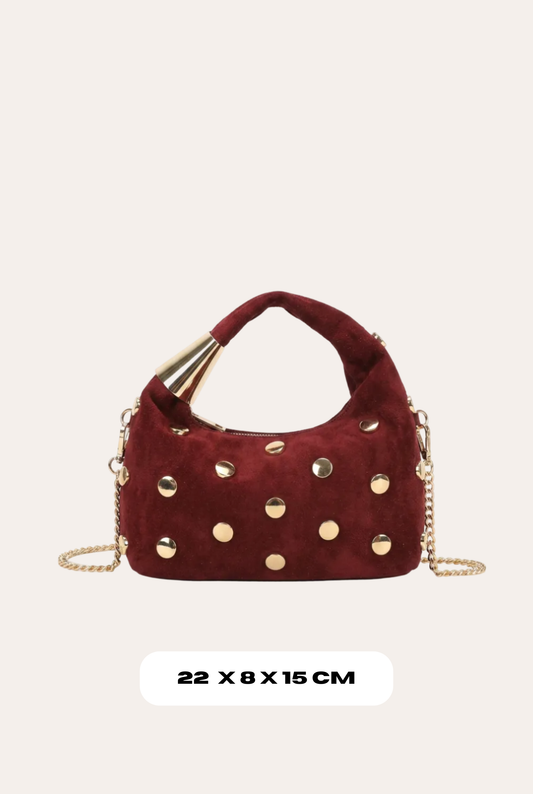 Studded Bag - Red