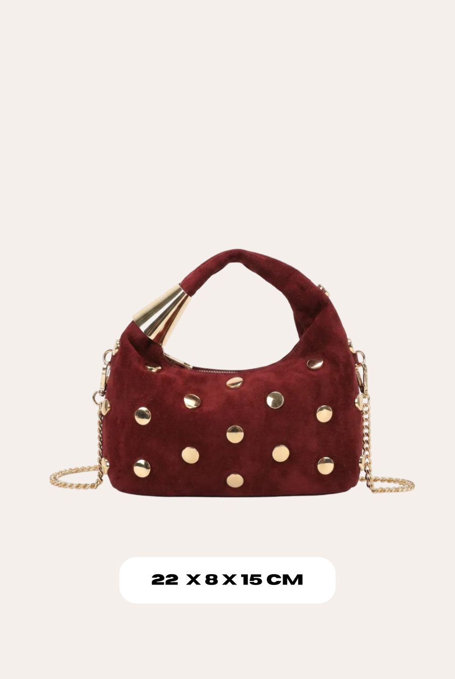 Studded Bag - Red