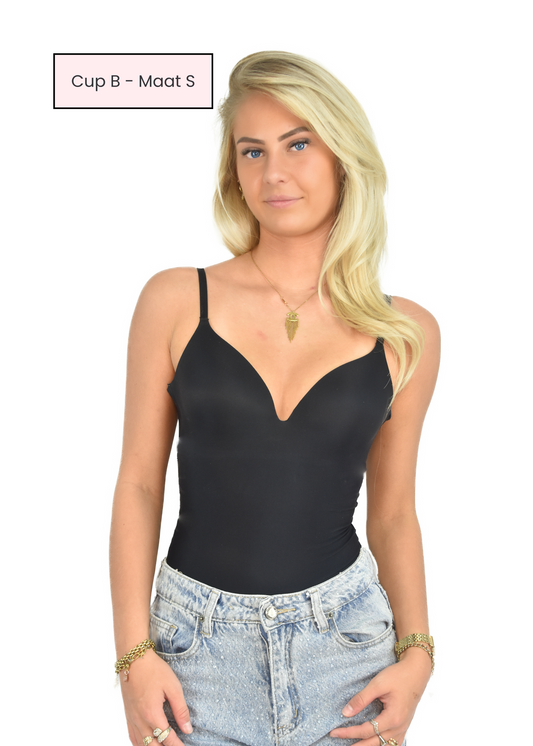 V-neck Body - Black