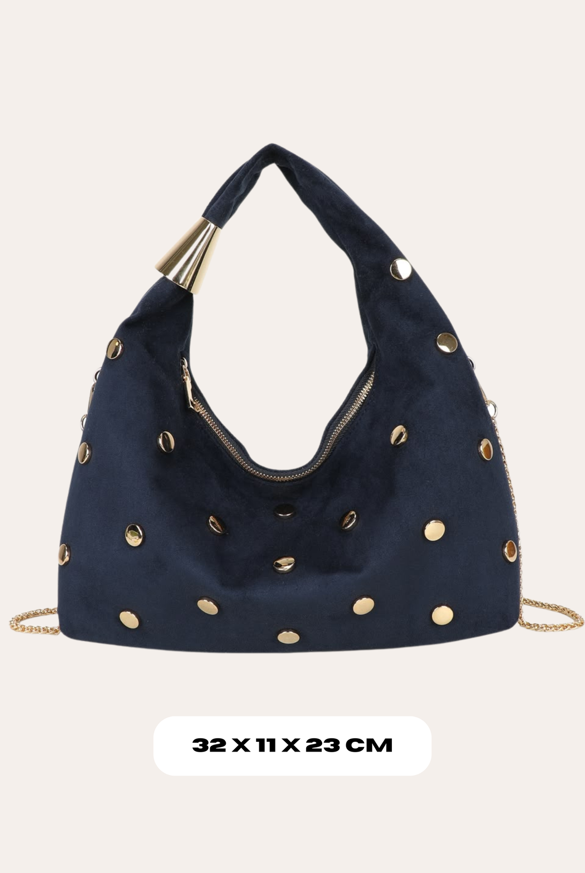 Studded Bag - Blue