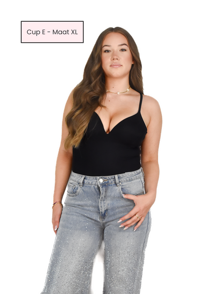 V-neck Body - Black