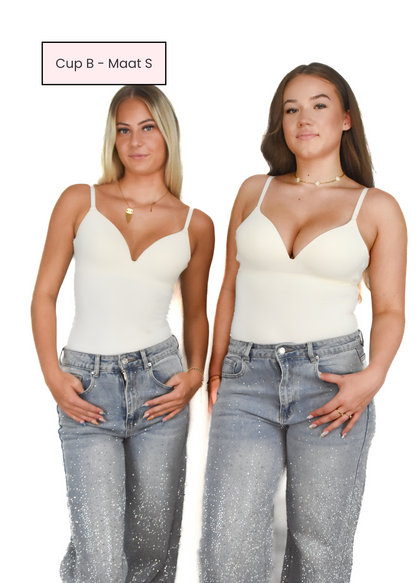 V-neck Body - Off White