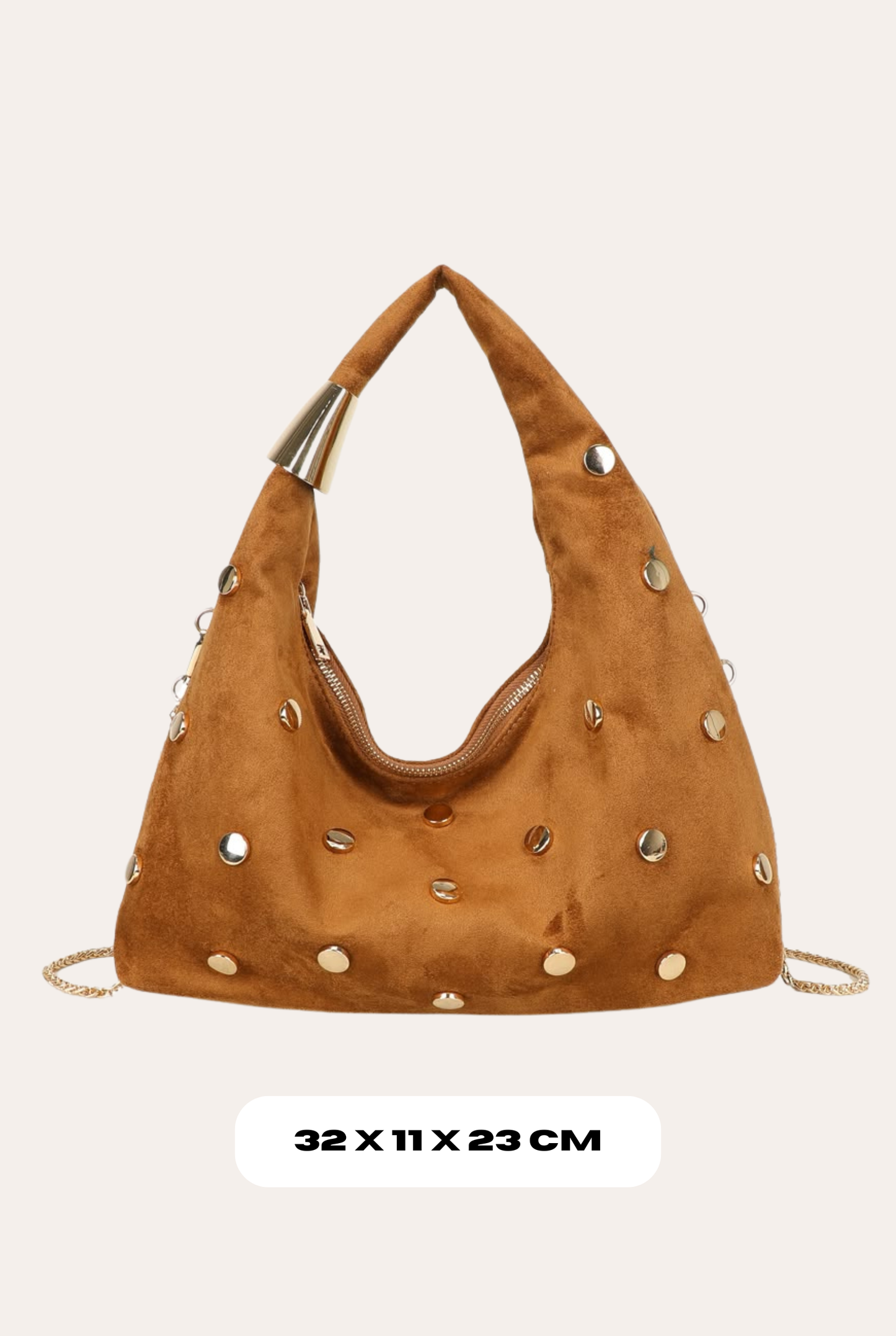 Studded Bag - Camel