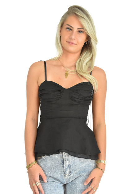 Belle Top Black