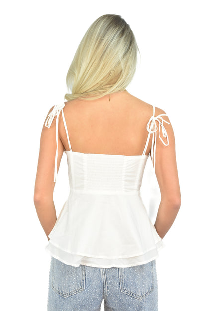 Belle Top - White