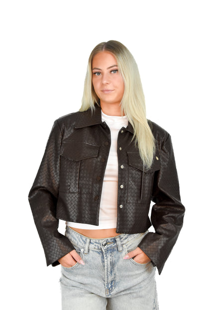 Woven Jacket - Brown