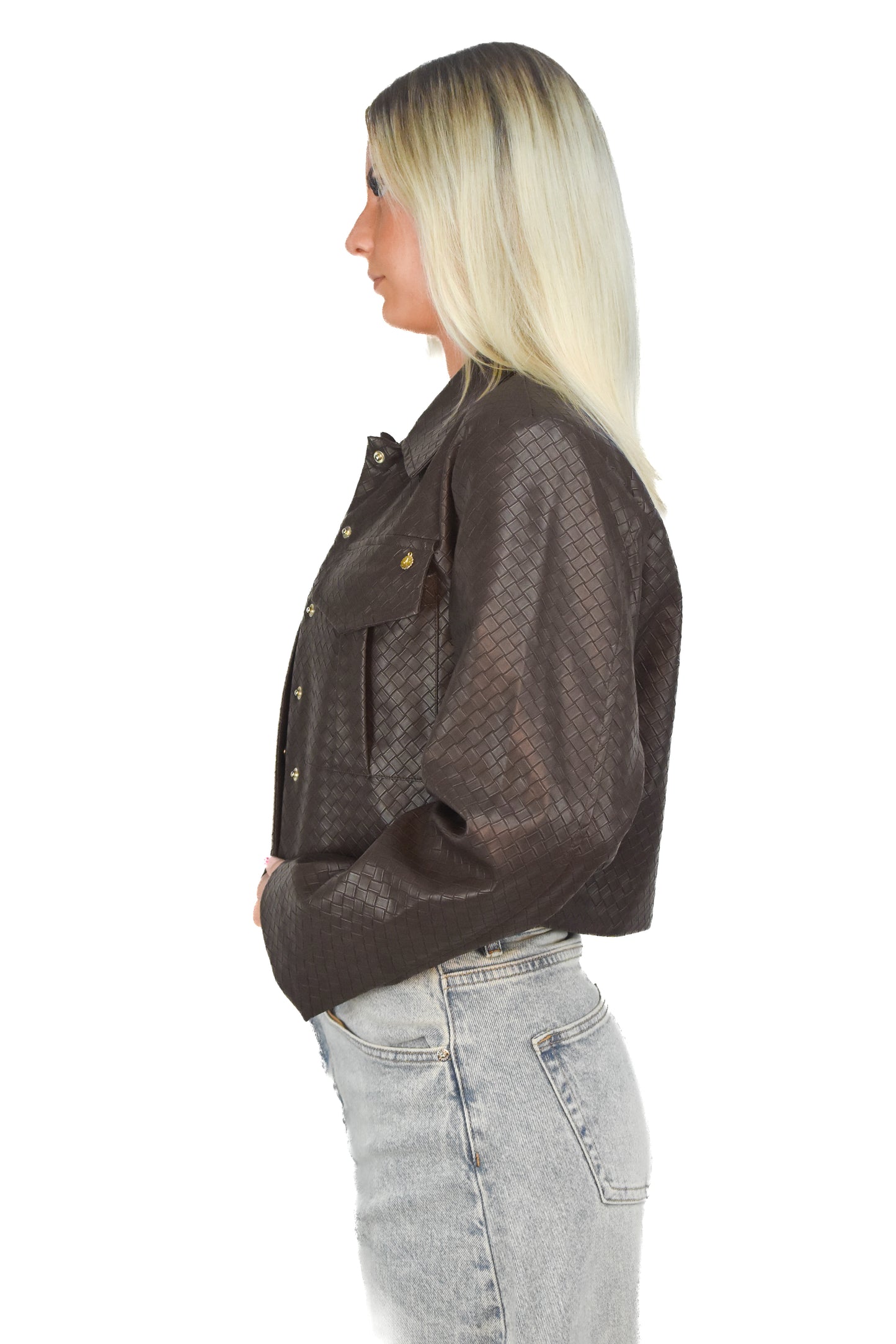 Woven Jacket - Brown