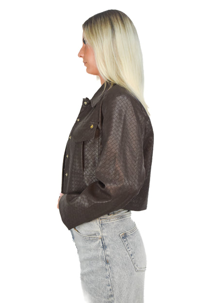 Woven Jacket - Brown