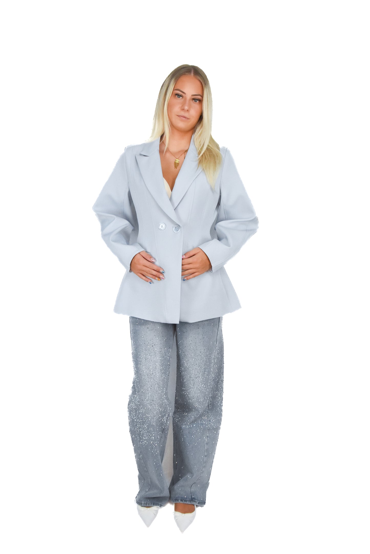 Blue Contour Blazer
