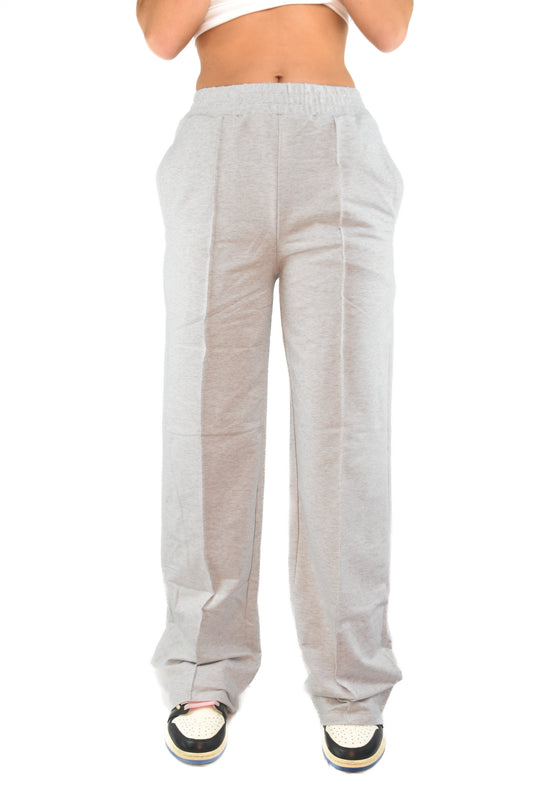 Straight Jogging Pants - Grey