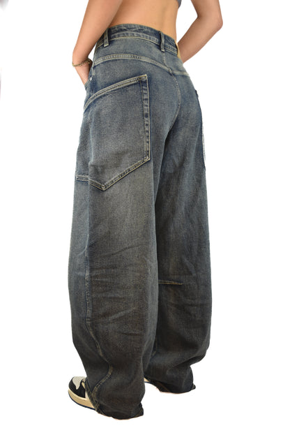 Sage Balloon Jeans