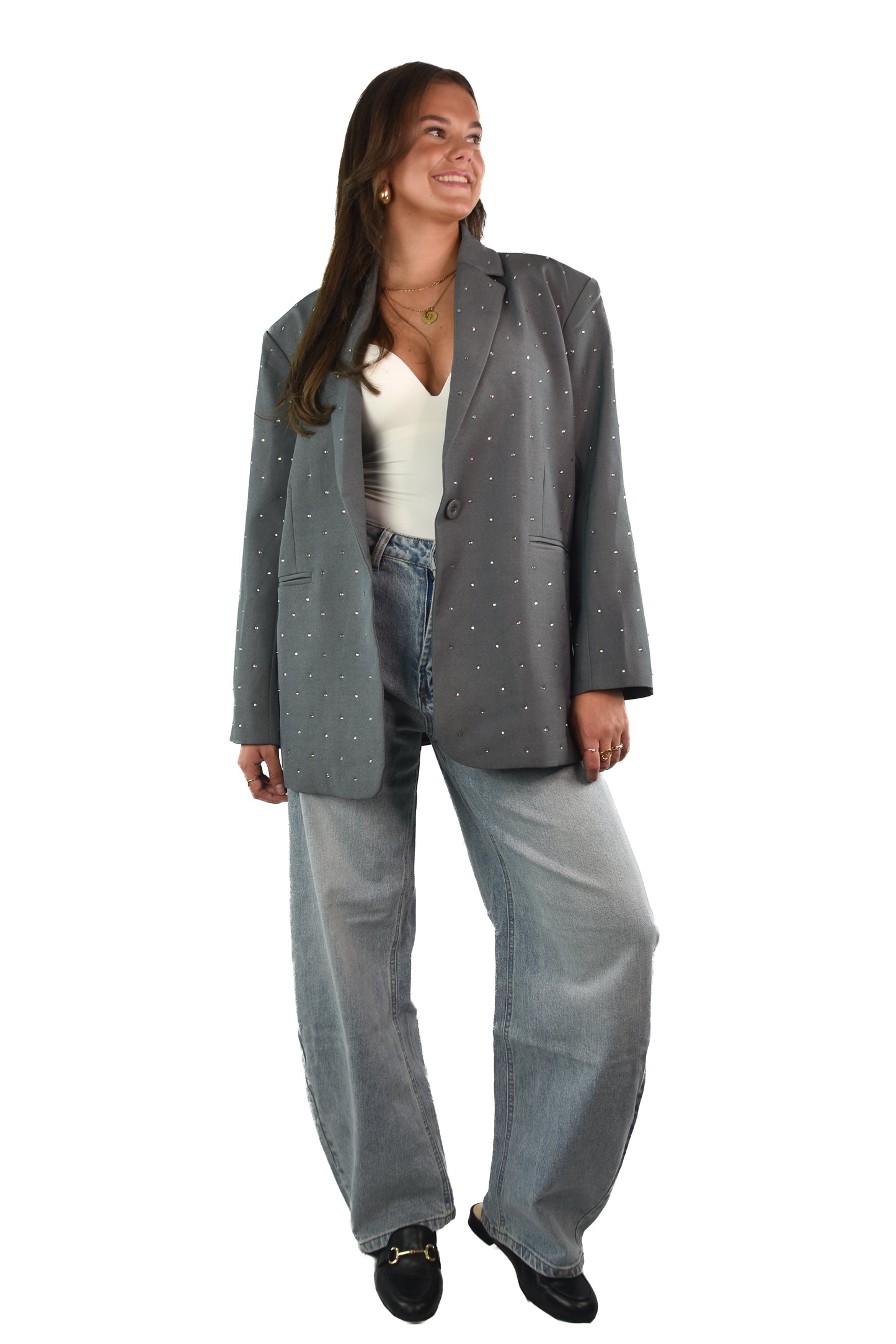 Oversized Sparkle Blazer