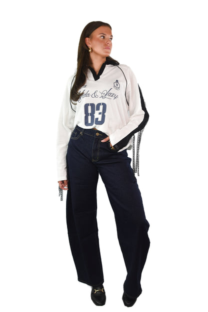 College Lace Tee