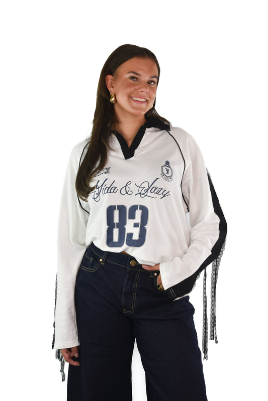 College Lace Tee
