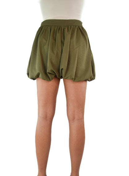 Paris Balloon Skirt - Green