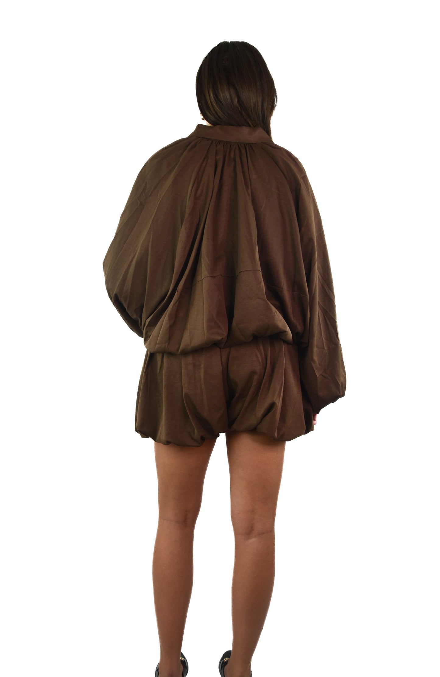Paris Balloon Short - Brown