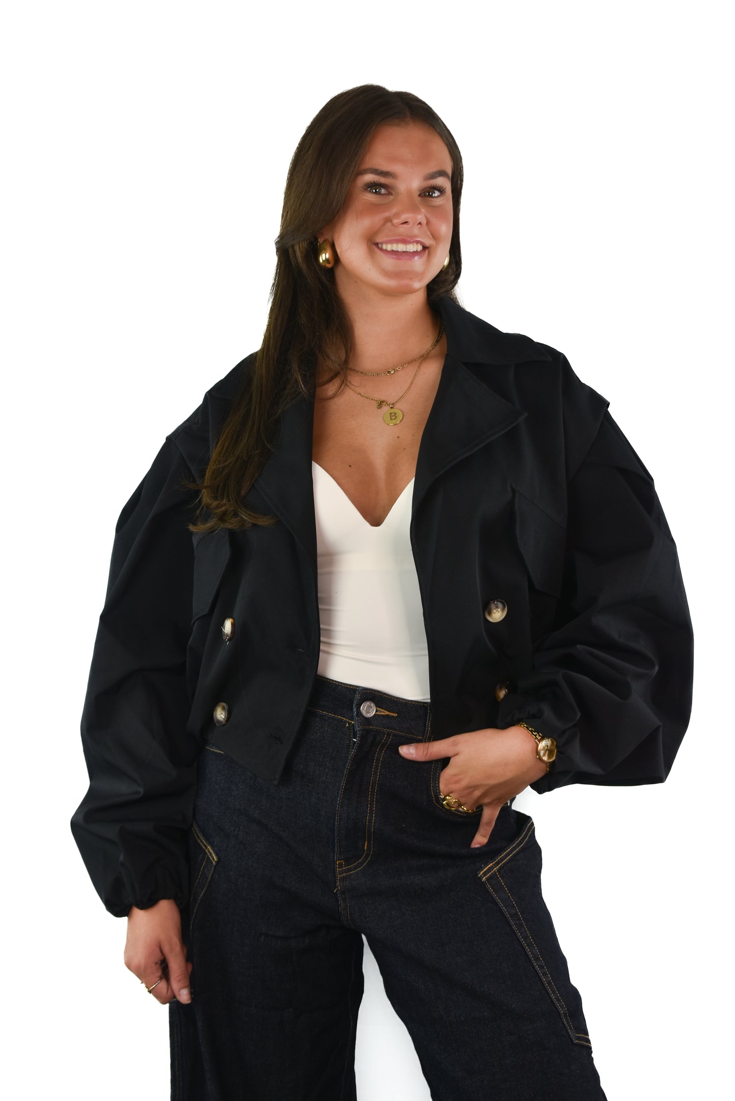 Bomber Trench Coat