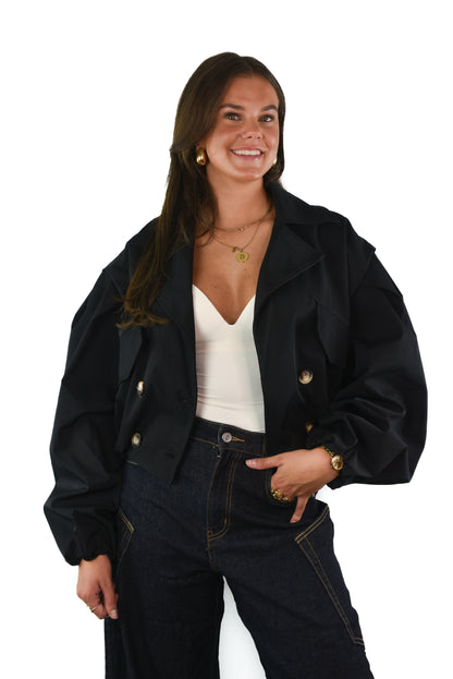 Bomber Trench Coat
