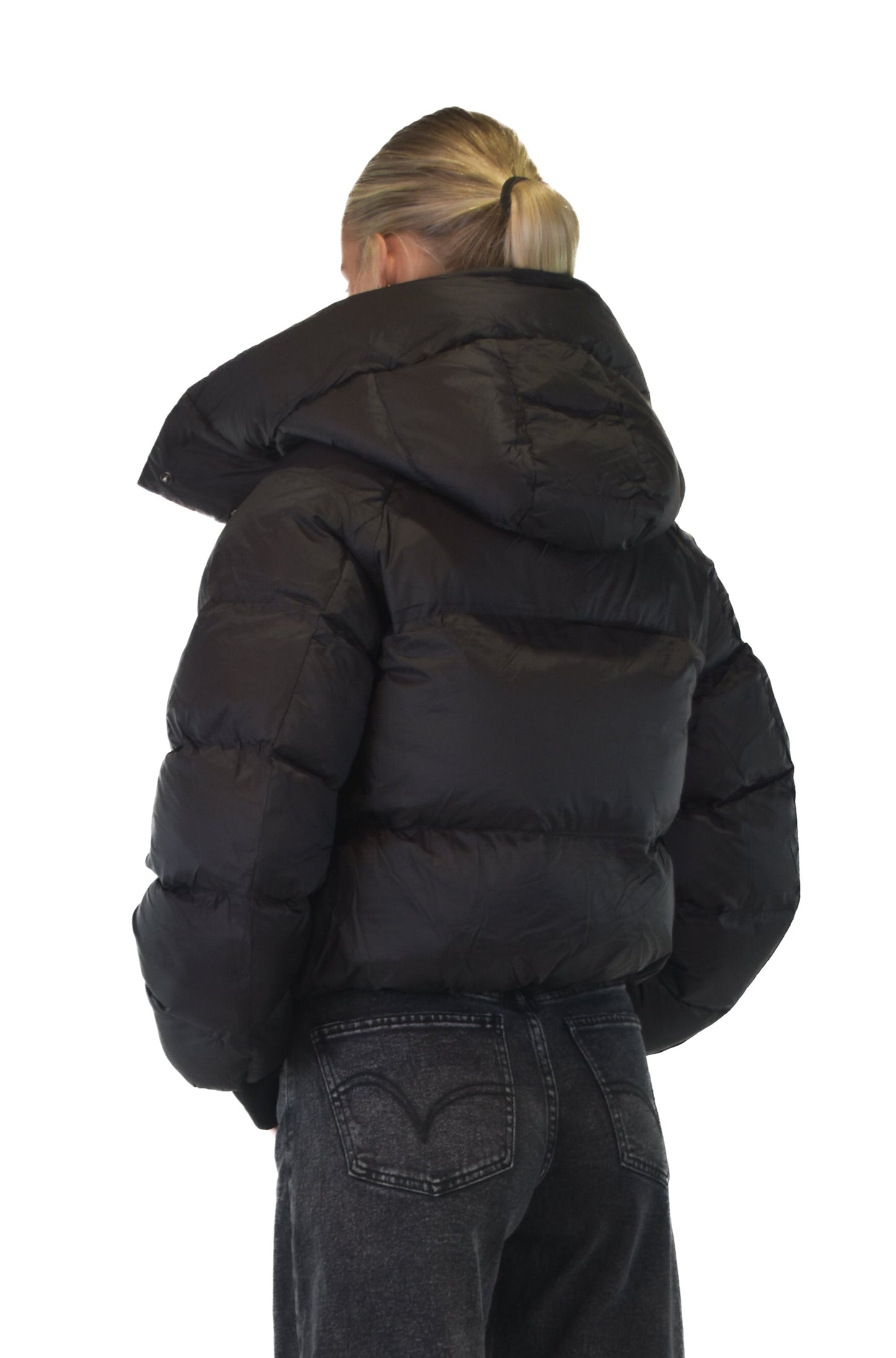 Cloud Puffer Jacket - Black